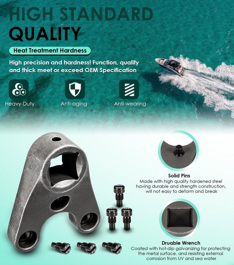 Yoursme مفتاح تثبيت/إمالة MT0006-32mm x 4/4.5mm للياماها وسوزوكي وجونسون وإيفينرود وهوندا لإزالة أسطوانات الهيدروليك وأغطية التثبيت/الإمالة - Image 4